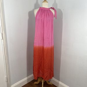 Mudpie Dress Women Small Pink Karen Sleeveless‎ Maxi Beach Vacation
